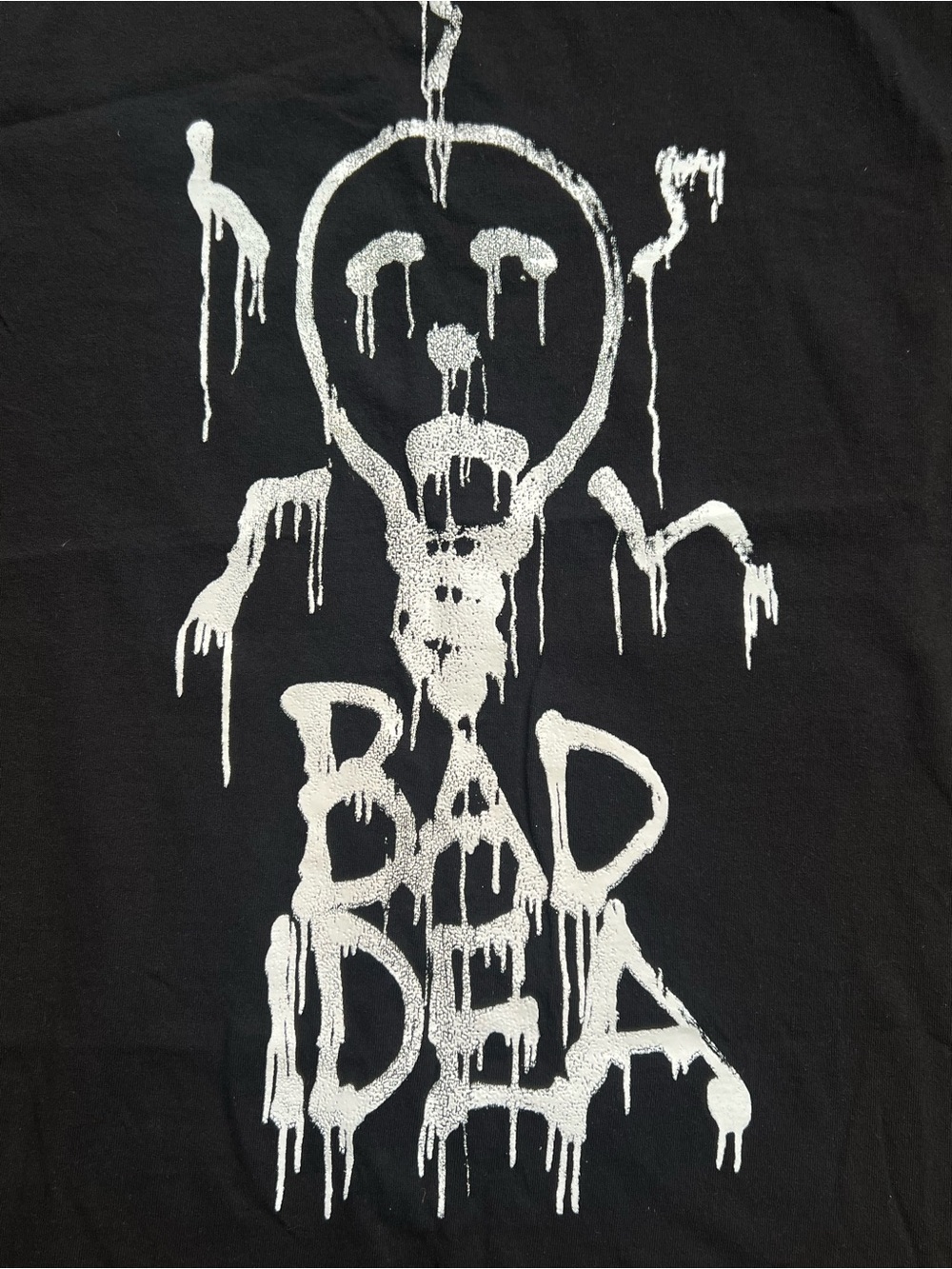 Rare CHITO x Bad Idea Graffiti Graphic T-Shirt Black Small - Picture 3 of 6